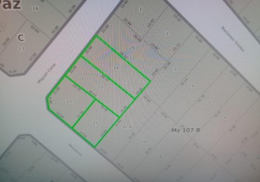 TERRENO EN VENTA EN JOSE C PAZ